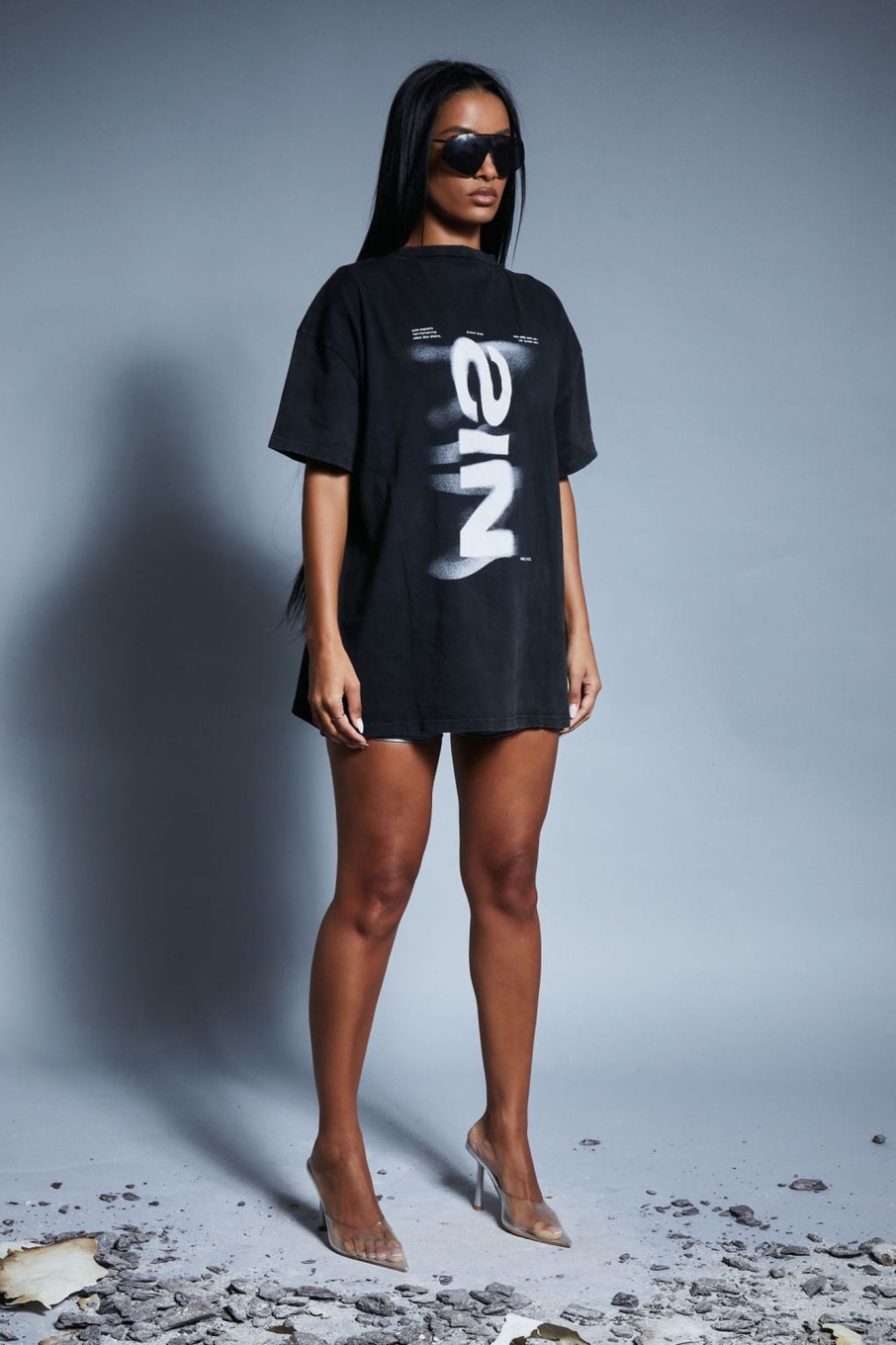 Tops Murci | Oversized Tee In Sin