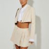 Tops Murci | Cropped Blazer In Buttercream