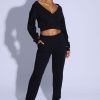 Loungewear Murci | Flare Jersey Jogger In Midnight Black