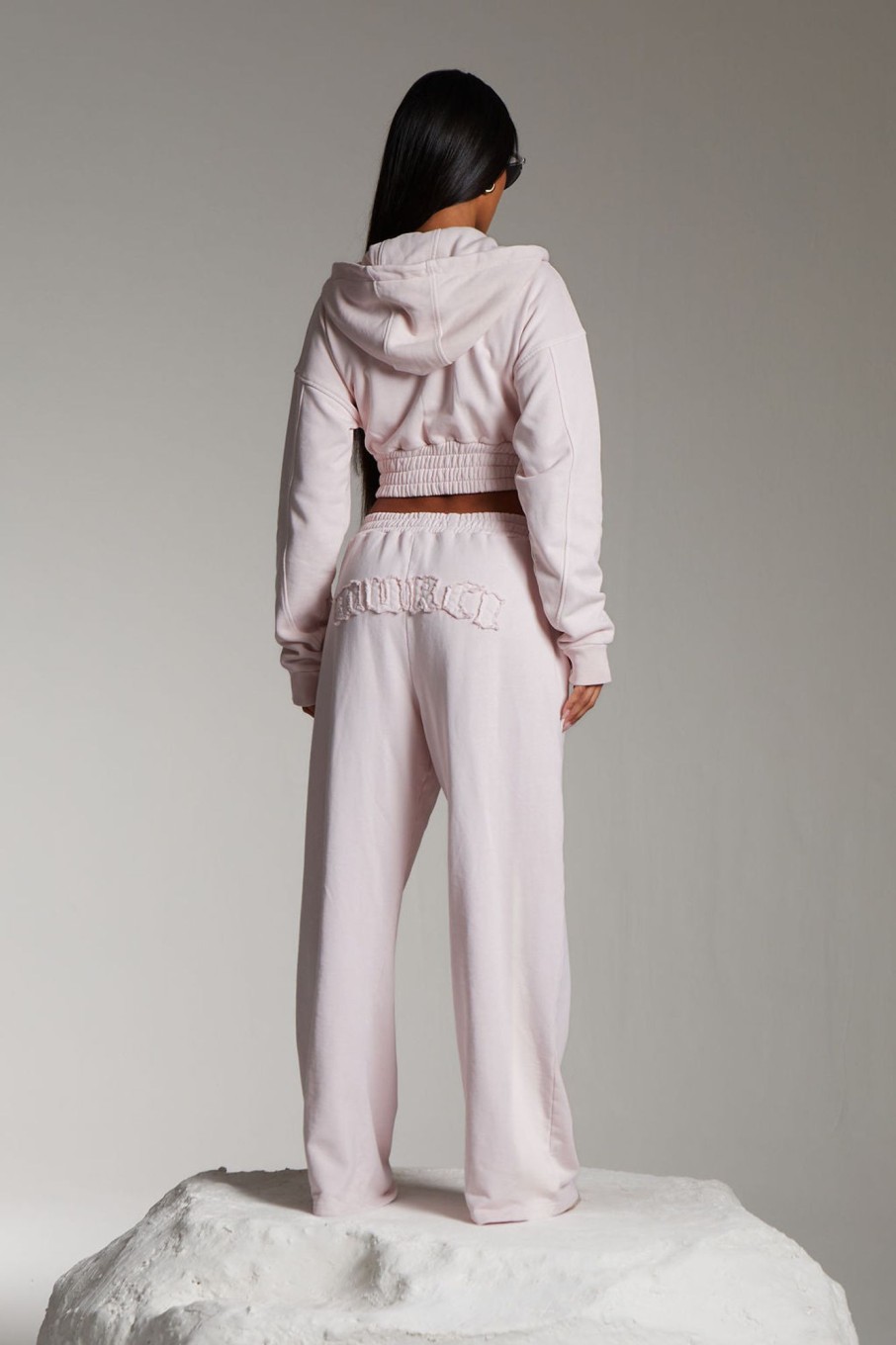 Loungewear Murci | Applique Wide Leg Joggers In Marshmallow