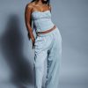 Trousers Murci | Washed Wide Leg Joggers In Sky