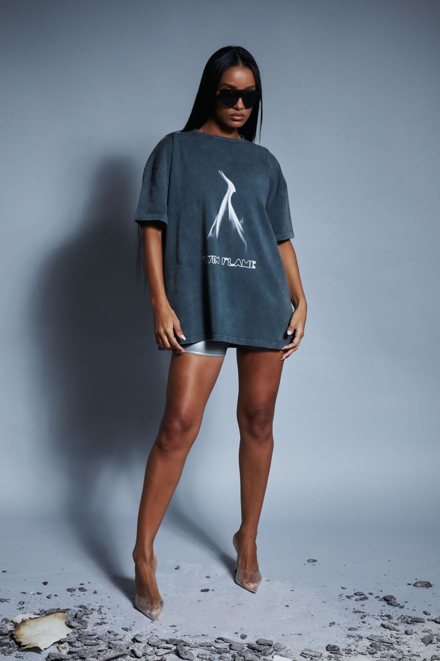 Loungewear Murci | Oversized Tee In Twin Flame