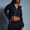 Loungewear Murci | Cropped Hoodie In Graphite